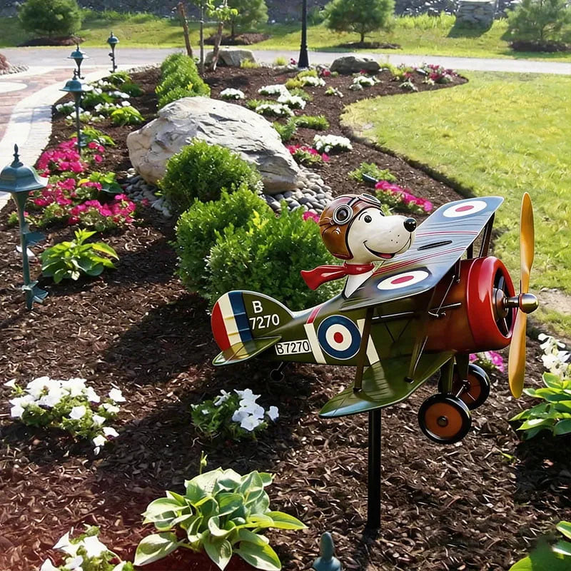 Pilot Puppy Garden Windmill
