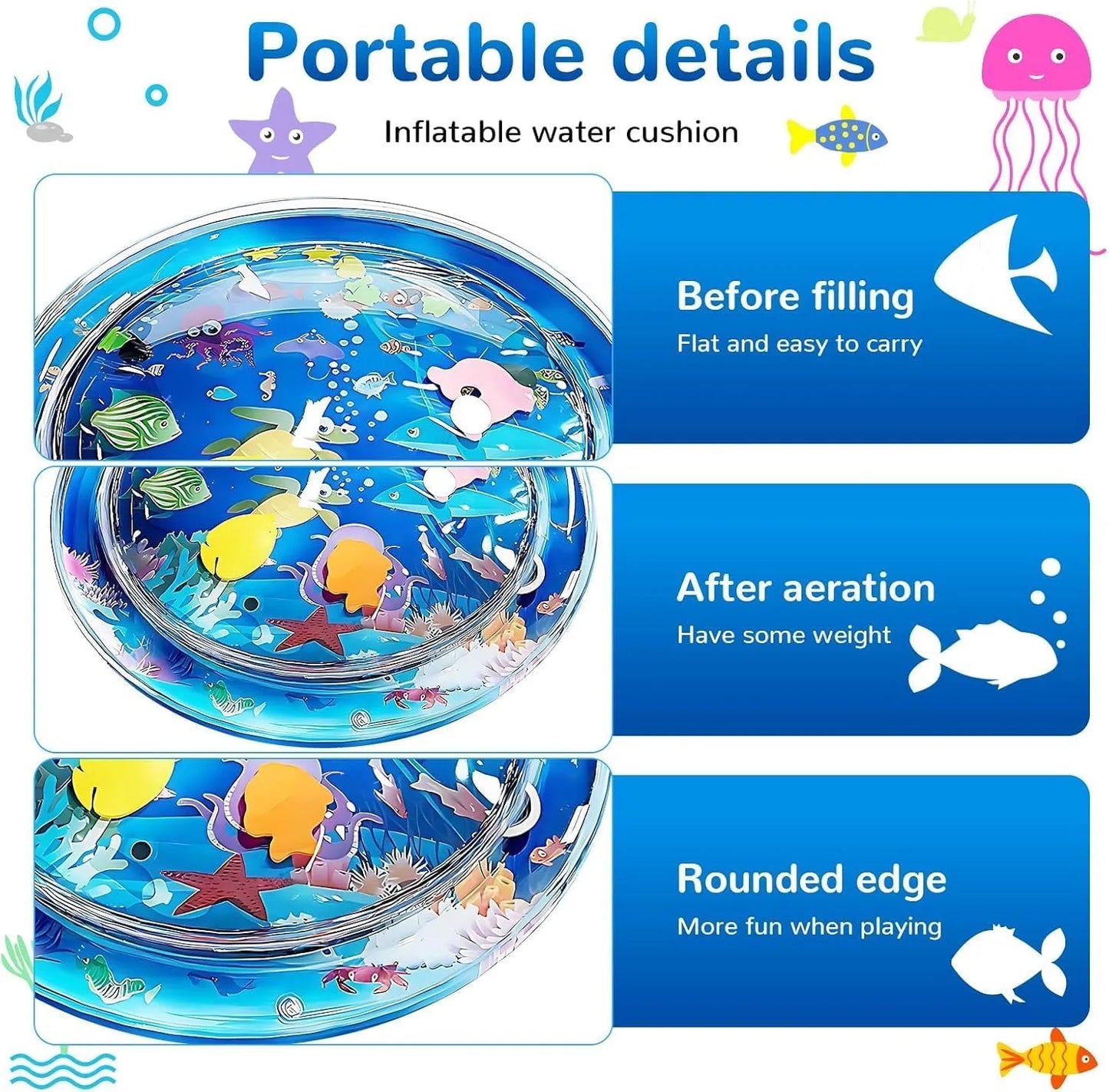 New Thickened Summer Pets Cooling Water Sensory Play Mat