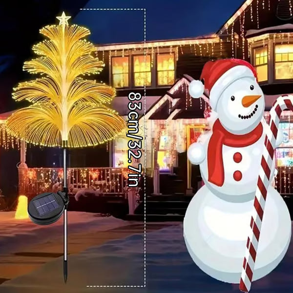 Seven Colors Gradient Solar Christmas Tree Light