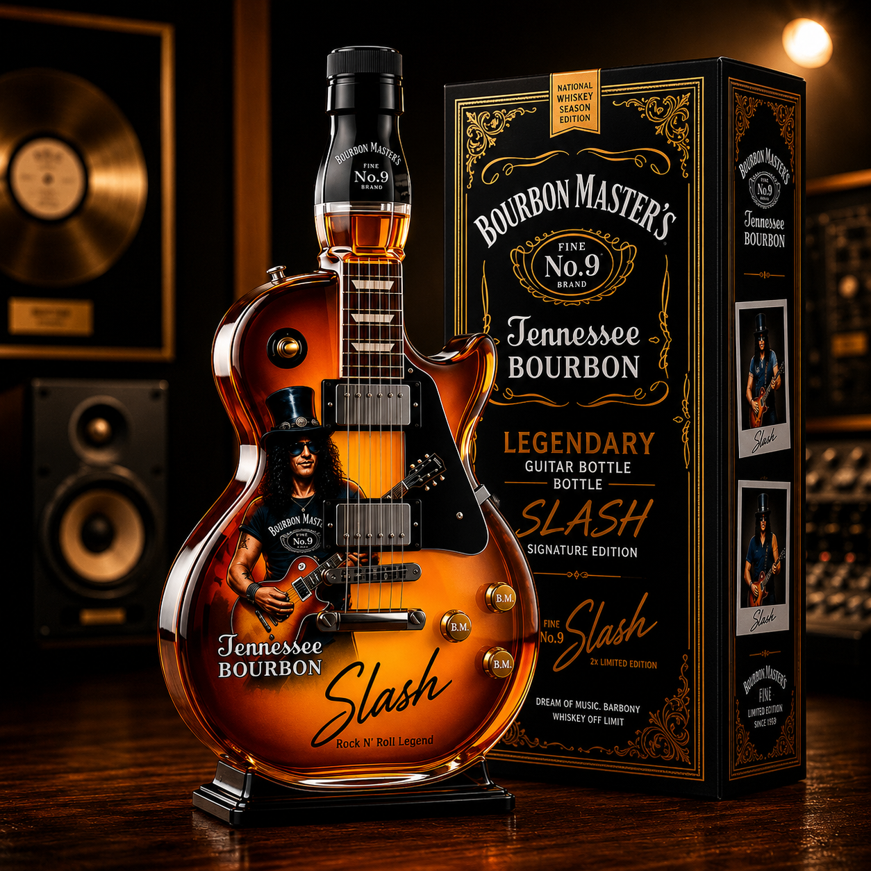Slash Signature Collector’s Edition Whiskey Bottle