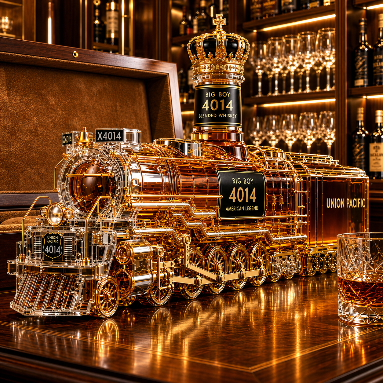 Big Boy 4014 85th Anniversary Whiskey Decanter