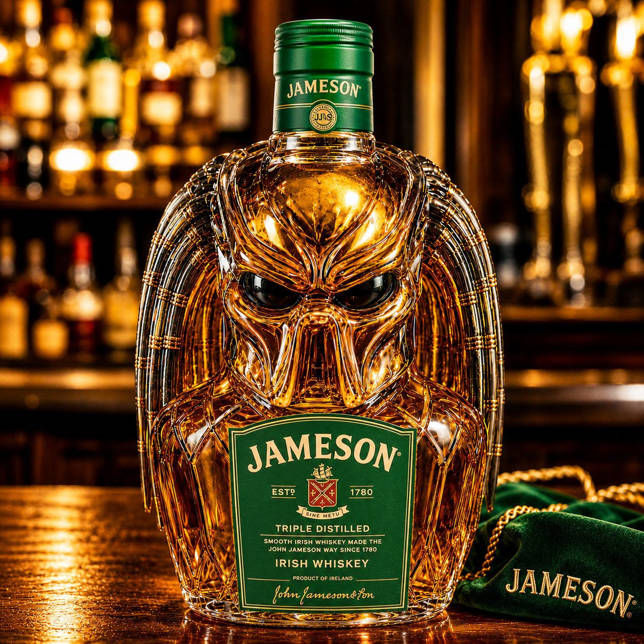 Predator Whiskey Bottle