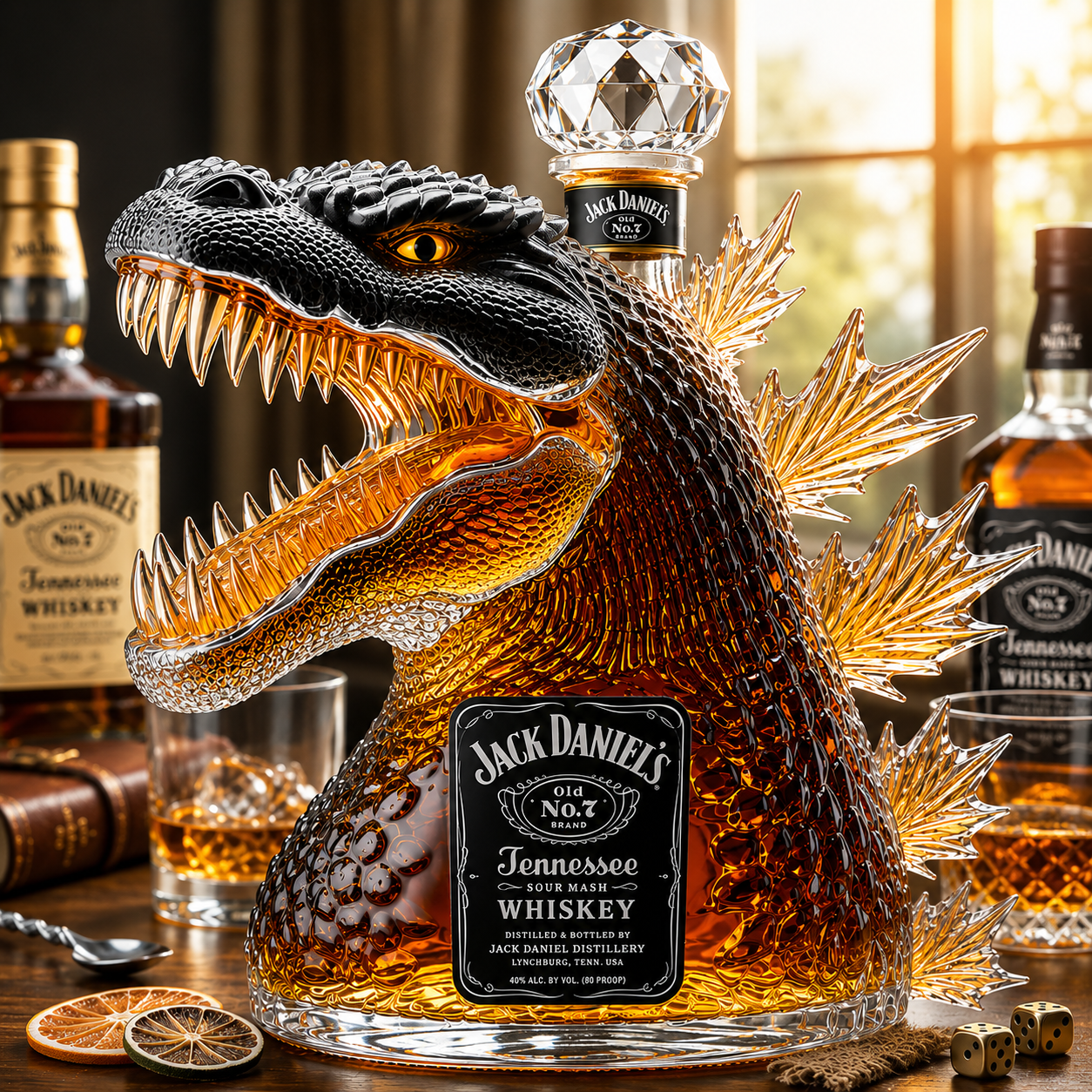 Godzilla Whiskey Decanter