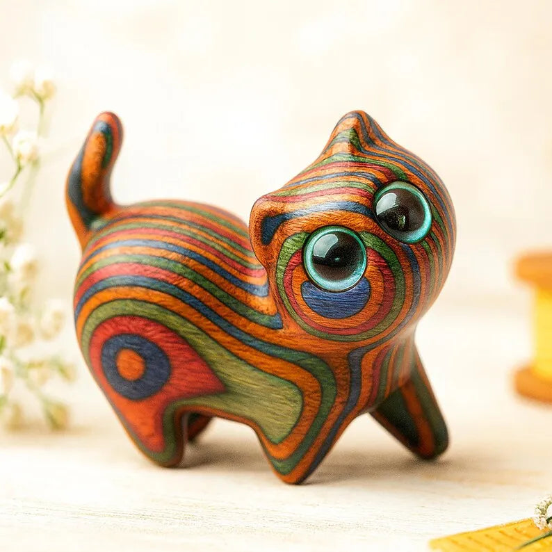 Unique Desk Decor Cat Lover Gift