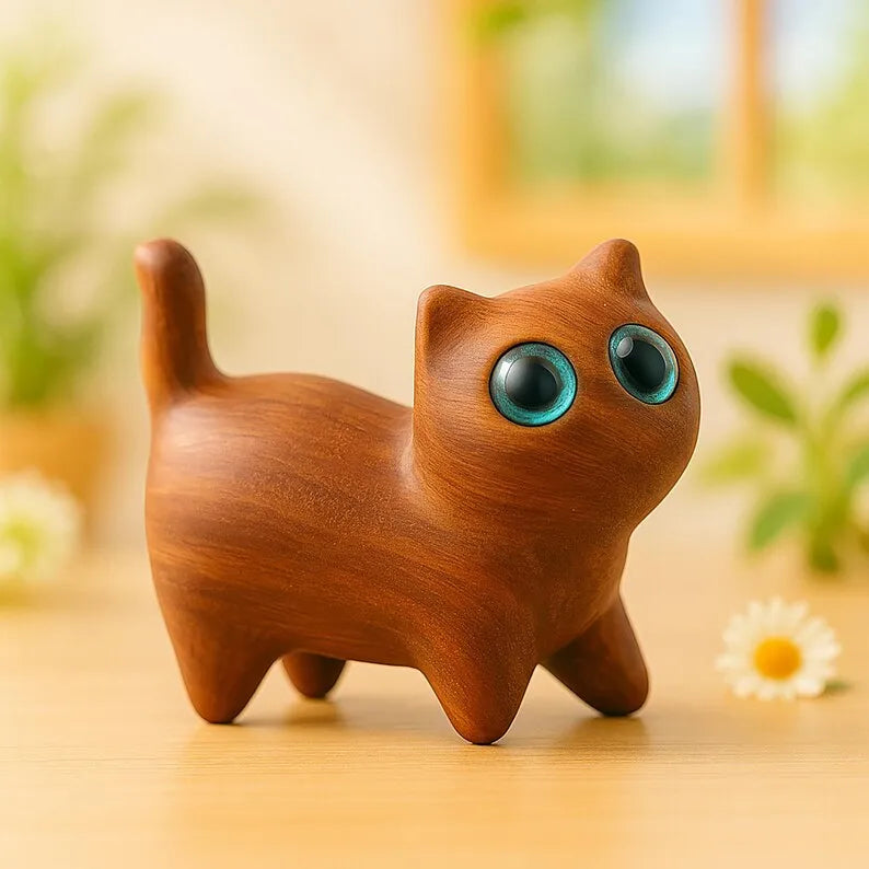 Unique Desk Decor Cat Lover Gift