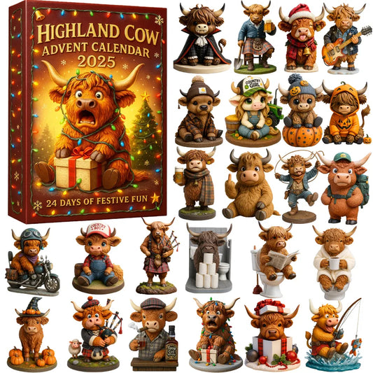 Highland Cow Advent Calendar