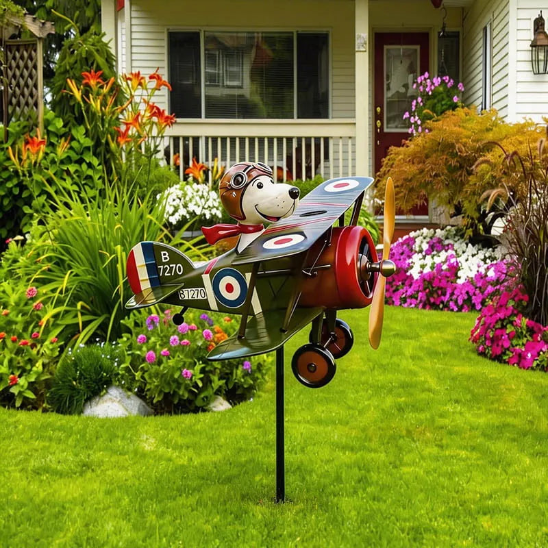 Pilot Puppy Garden Windmill