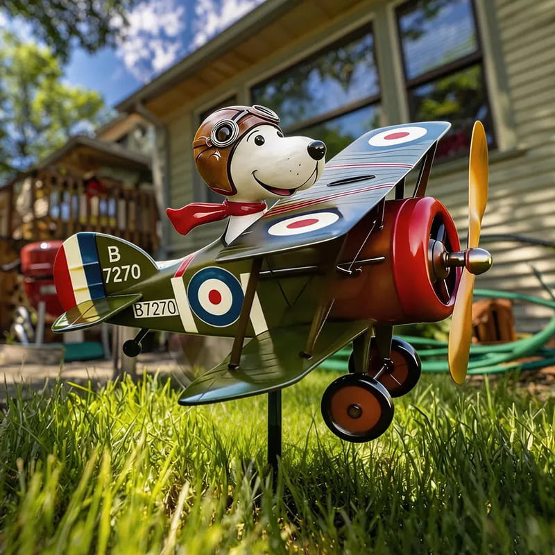 Pilot Puppy Garden Windmill