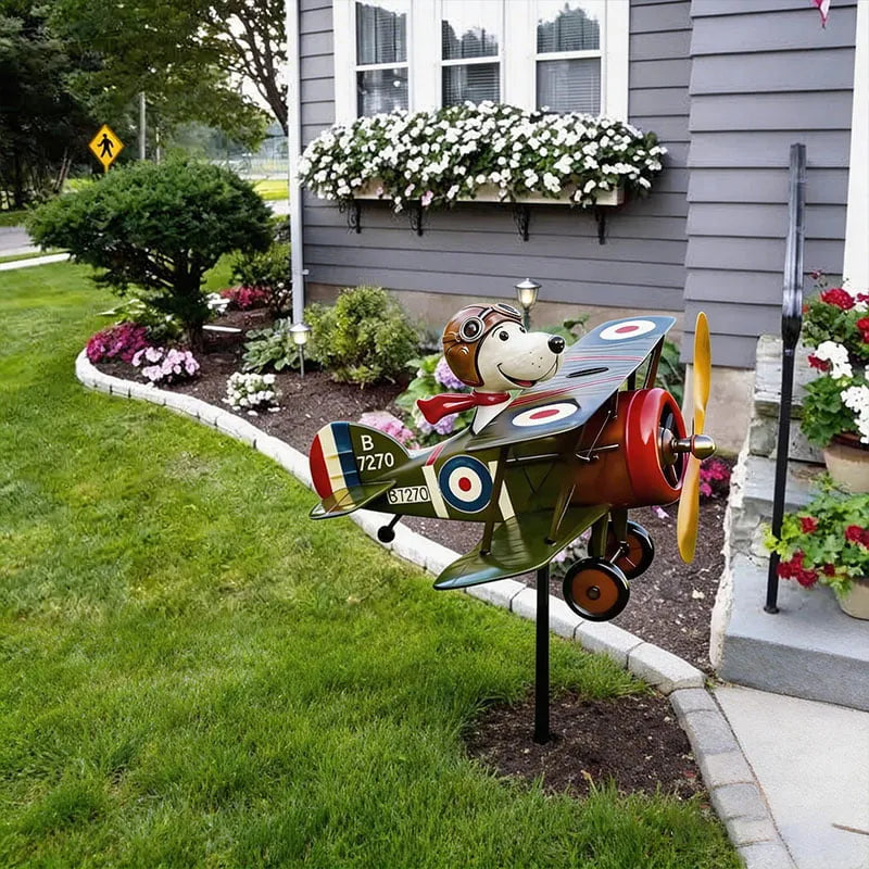 Pilot Puppy Garden Windmill