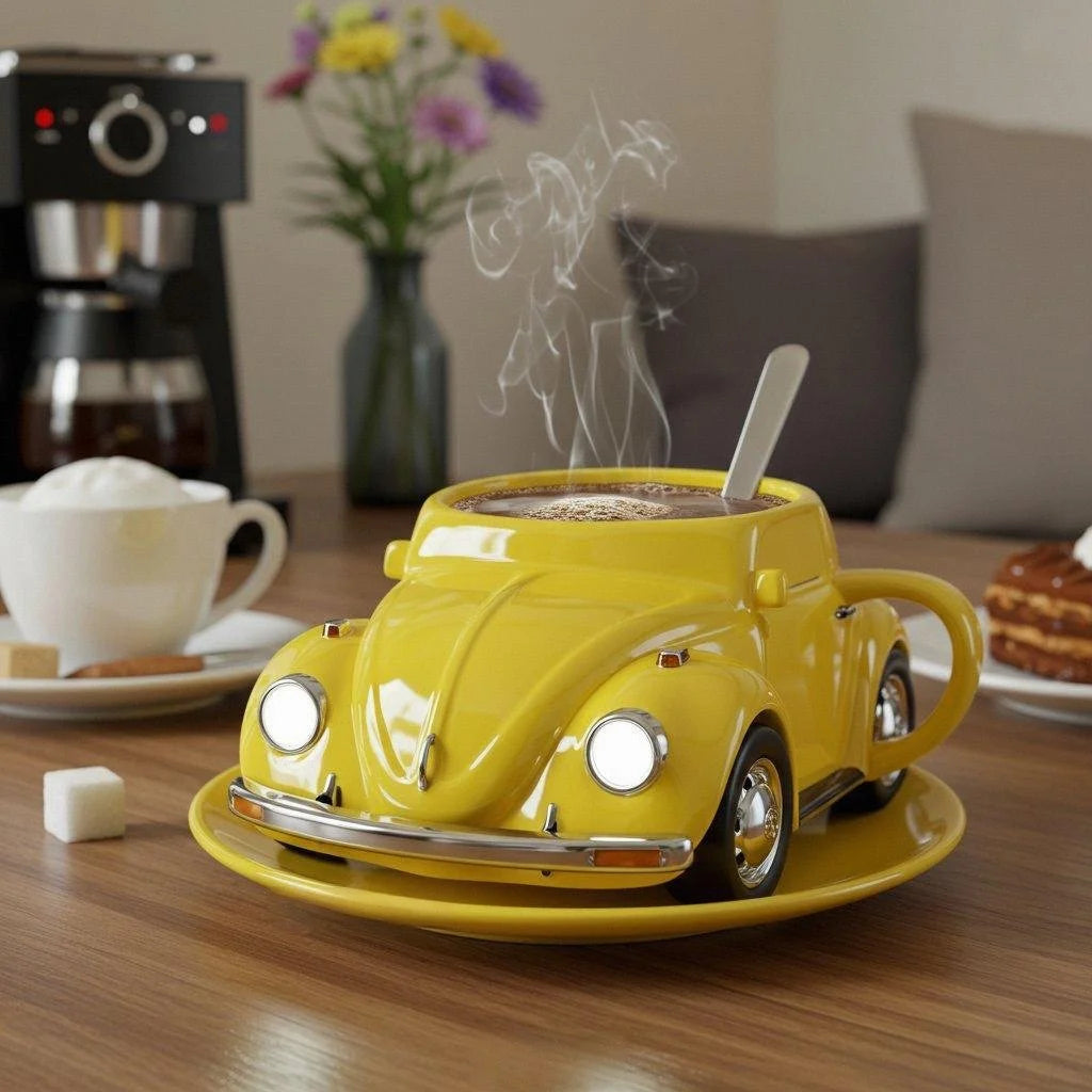Handmade Beetle Coffee Mug