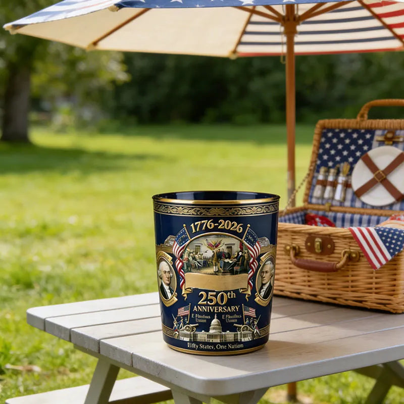🇺🇸 250th Anniversary Glass Set – 1776-2026 Patriotic Keepsake