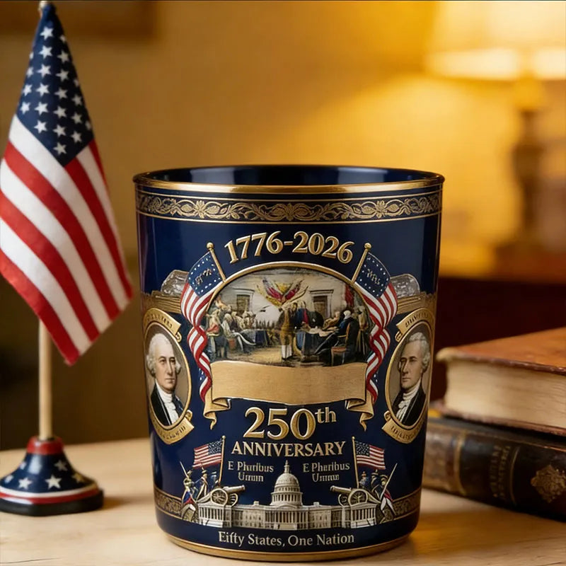 🇺🇸 250th Anniversary Glass Set – 1776-2026 Patriotic Keepsake
