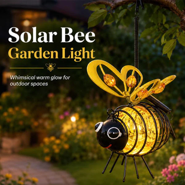 Hanging Solar Bee Light