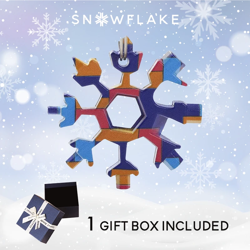 Snowflake - MultiTool 18-in-1 Stainless Steel