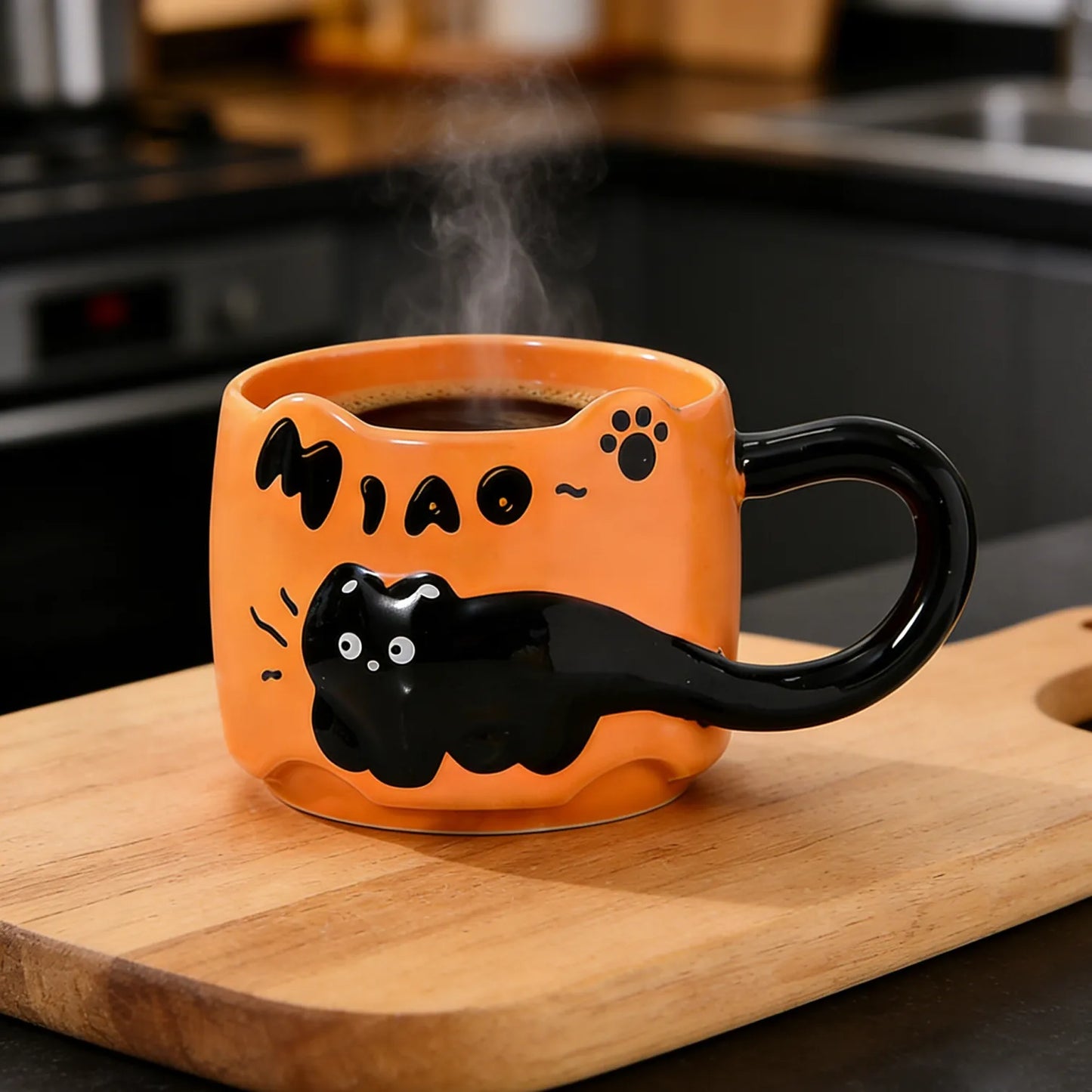 Playful cat coffee Mugs