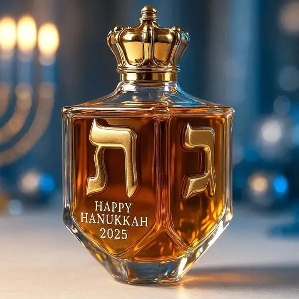Hanukkah 2025 Dreidel Whiskey Bottle
