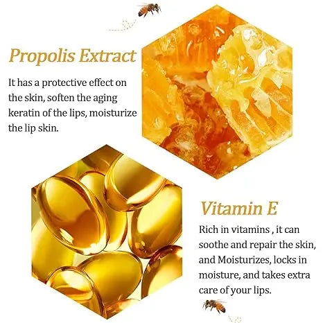 Bee Lip Balm Honey Pot 🍯 | Nourish with Natural Beeswax & Honey