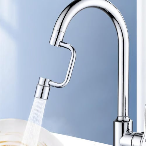 Universal Rotatable Sink Faucet Aerator Extension – 1440° Swivel