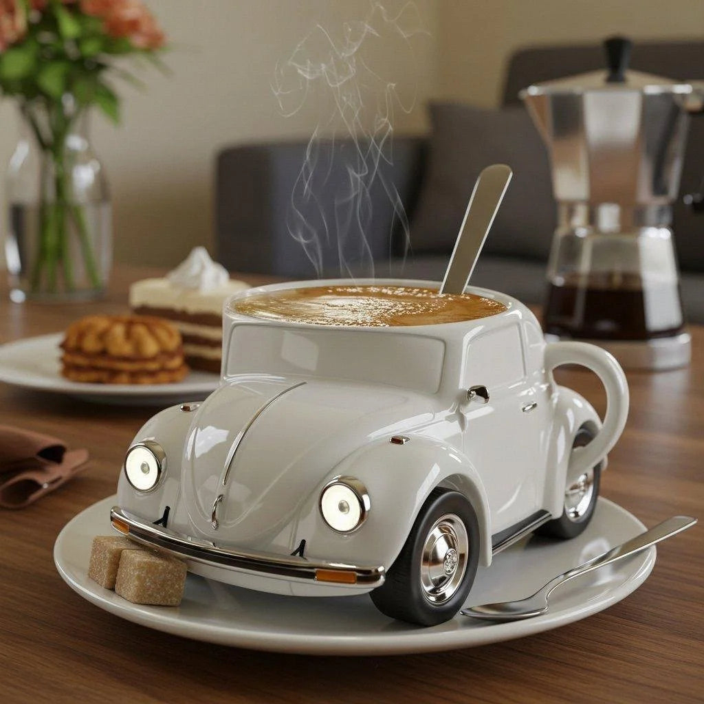 Handmade Beetle Coffee Mug