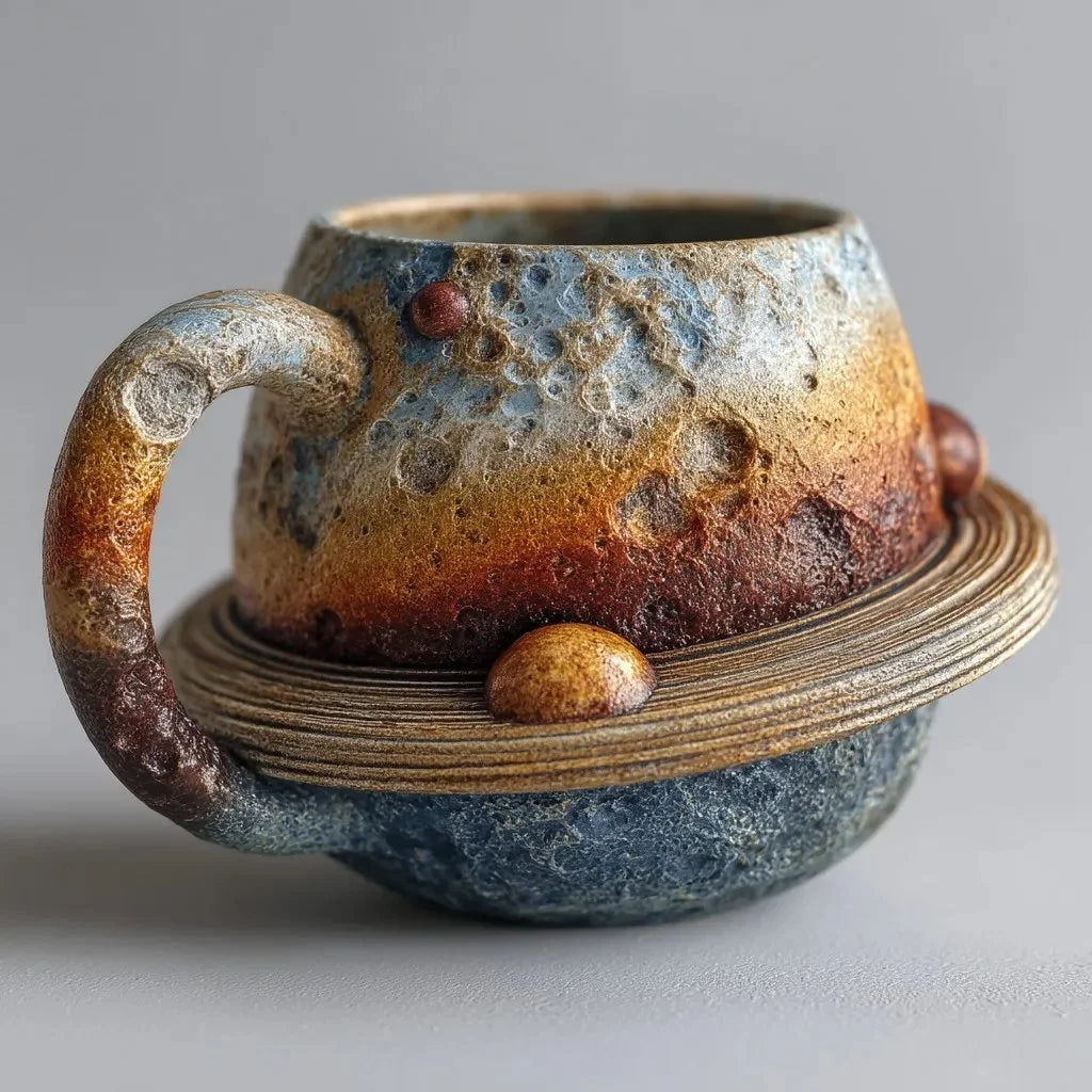 Planetary Mug Collection - Cosmic Ceramic Cups