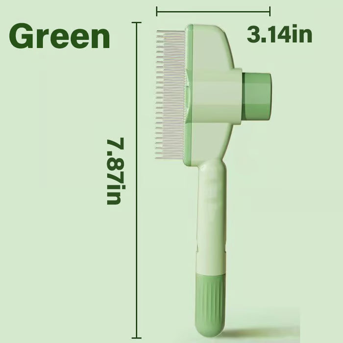 Self-cleaning Pet Flea Comb Grooming Brush