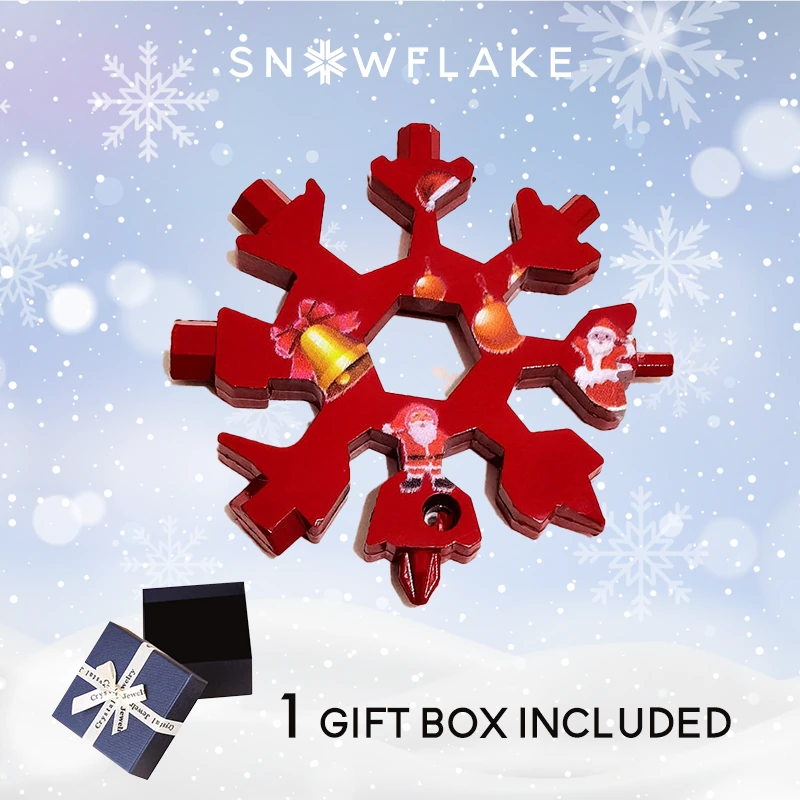 Snowflake - MultiTool 18-in-1 Stainless Steel