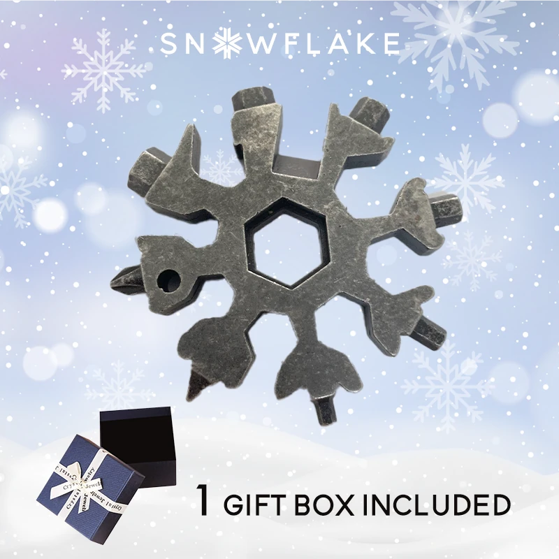 Snowflake - MultiTool 18-in-1 Stainless Steel
