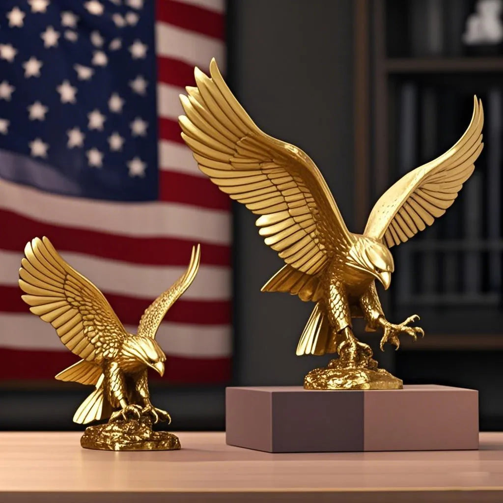 Brave Eagle Soaring Statue