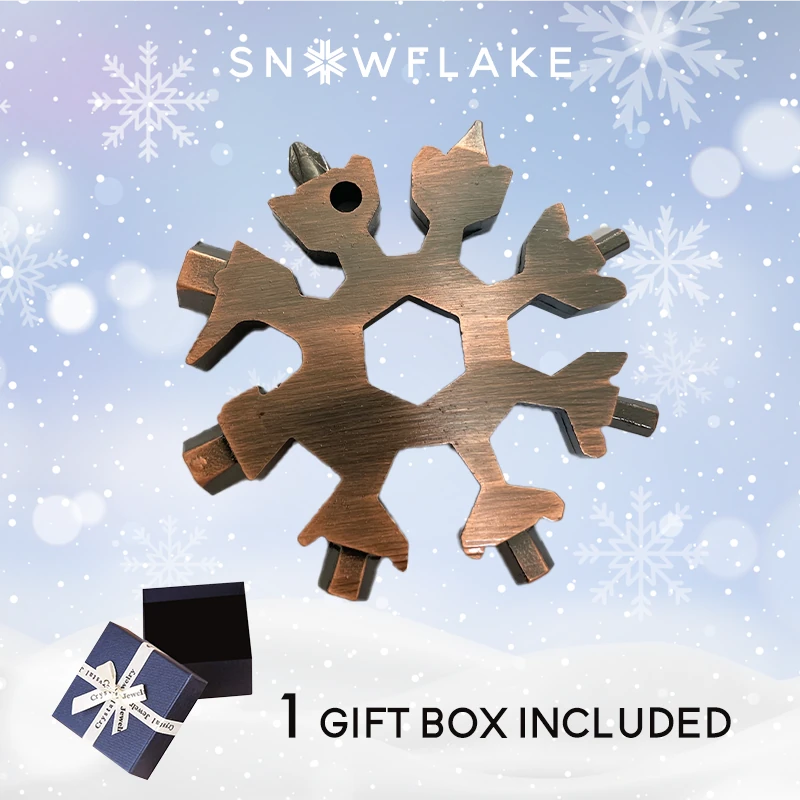 Snowflake - MultiTool 18-in-1 Stainless Steel