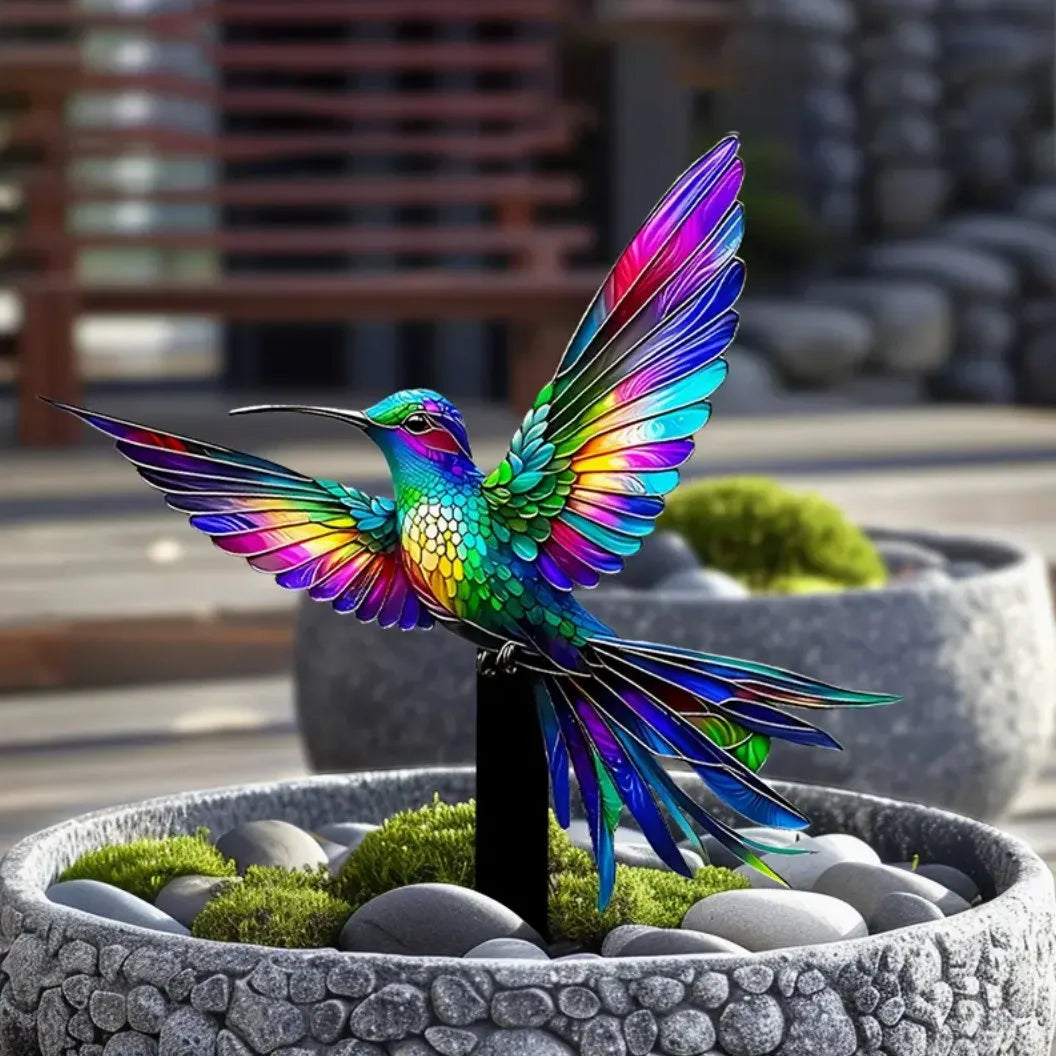 Acrylic Bird Garden Stake