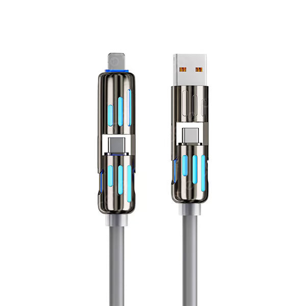 4-in-1 USB Charging Cable fast charging MAX 60W