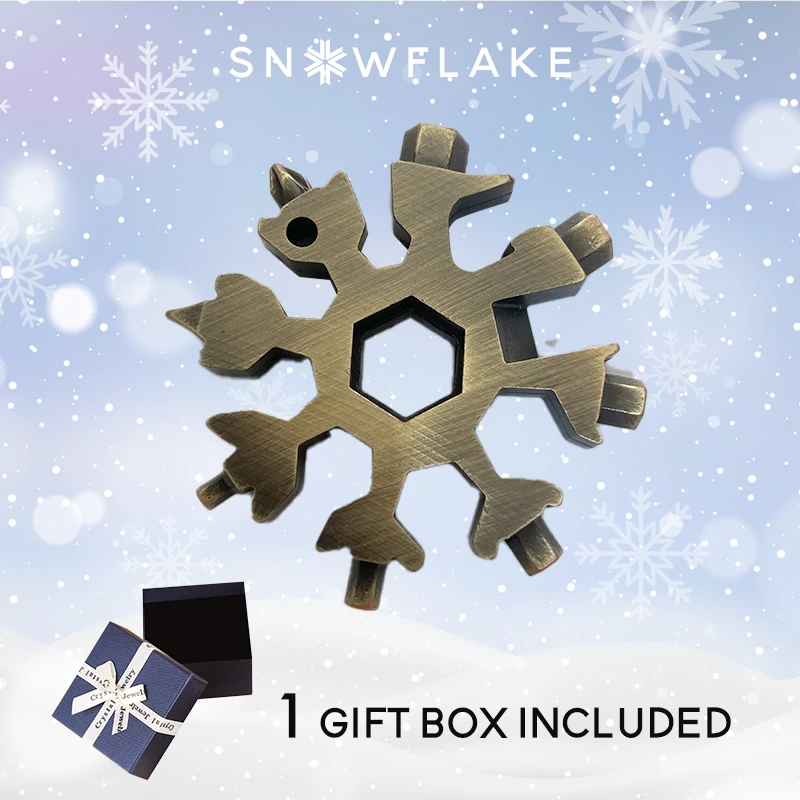 Snowflake - MultiTool 18-in-1 Stainless Steel