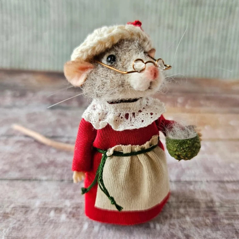 Handmade Cute Needle Felted Mouse