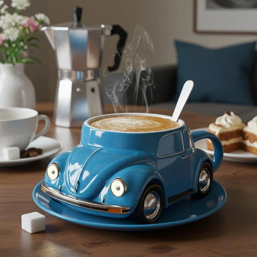 Handmade Beetle Coffee Mug