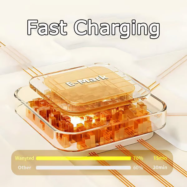 4-in-1 USB Charging Cable fast charging MAX 60W