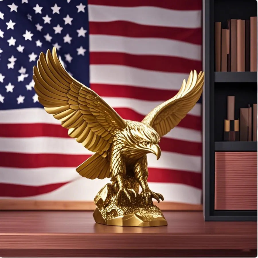 Brave Eagle Soaring Statue