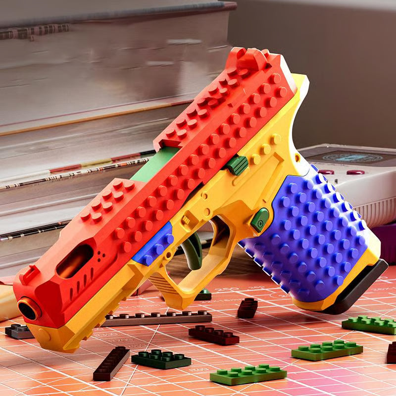BAZILBAZOS Tactical DIY Building Block Handle Set