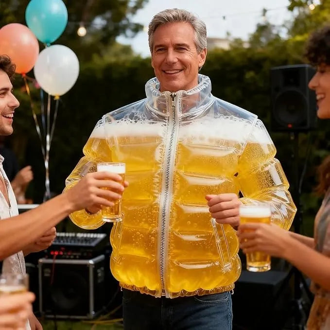 Transparent Beer Filled Jacket