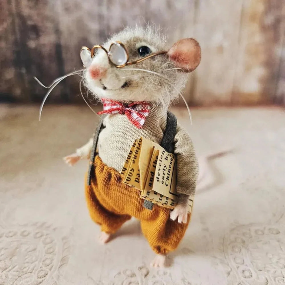 Handmade Cute Needle Felted Mouse