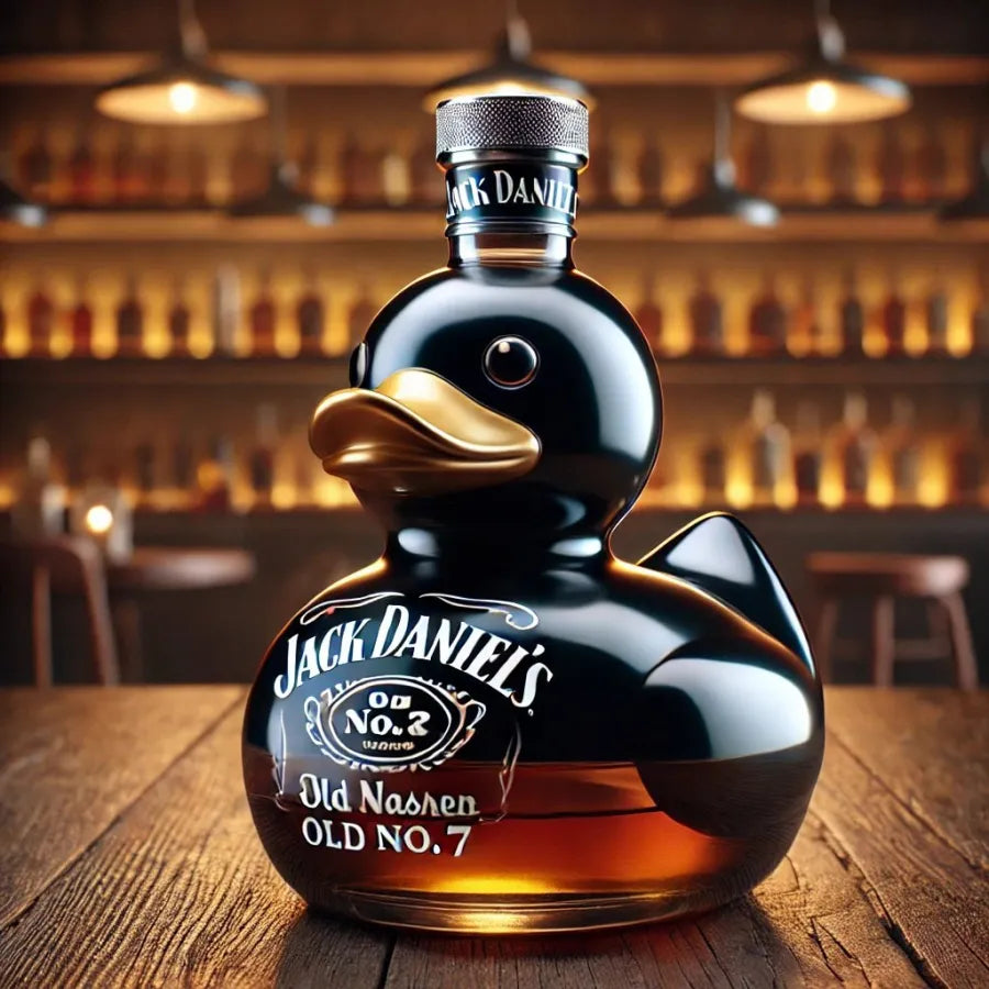 Funny Duck Whiskey Bottle