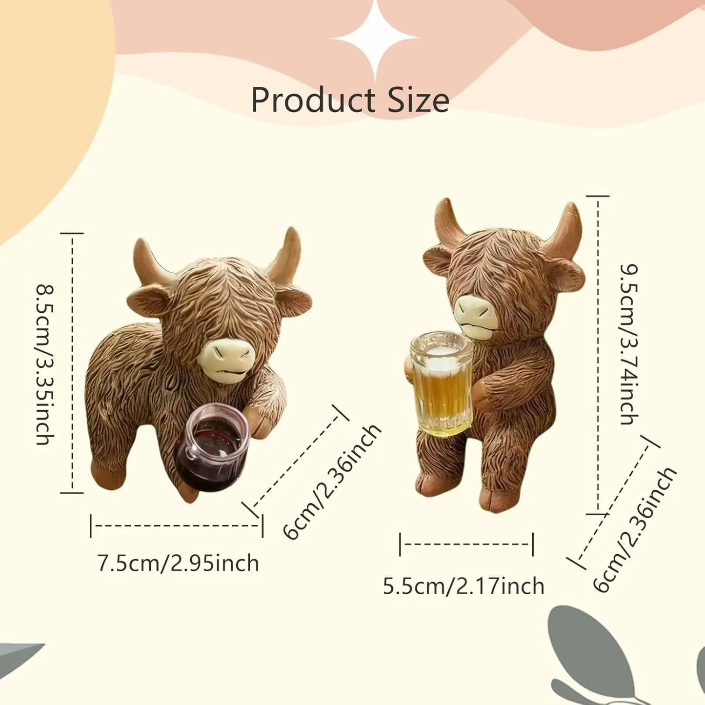 Highland Cow Beer Garden Pot Buddy