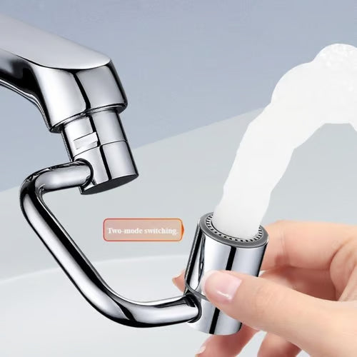 Universal Rotatable Sink Faucet Aerator Extension – 1440° Swivel