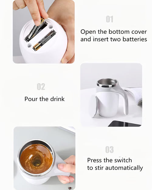 Automatic Magnetic Stirring Coffee Mug
