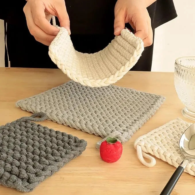 Woven Insulated Creative Decorative Coasters