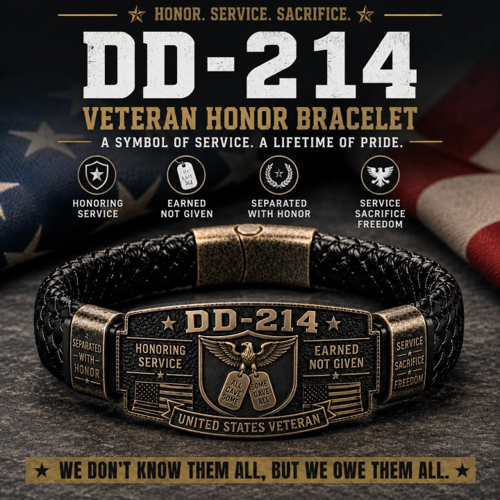 DD-214 Veteran Honor Bracelet