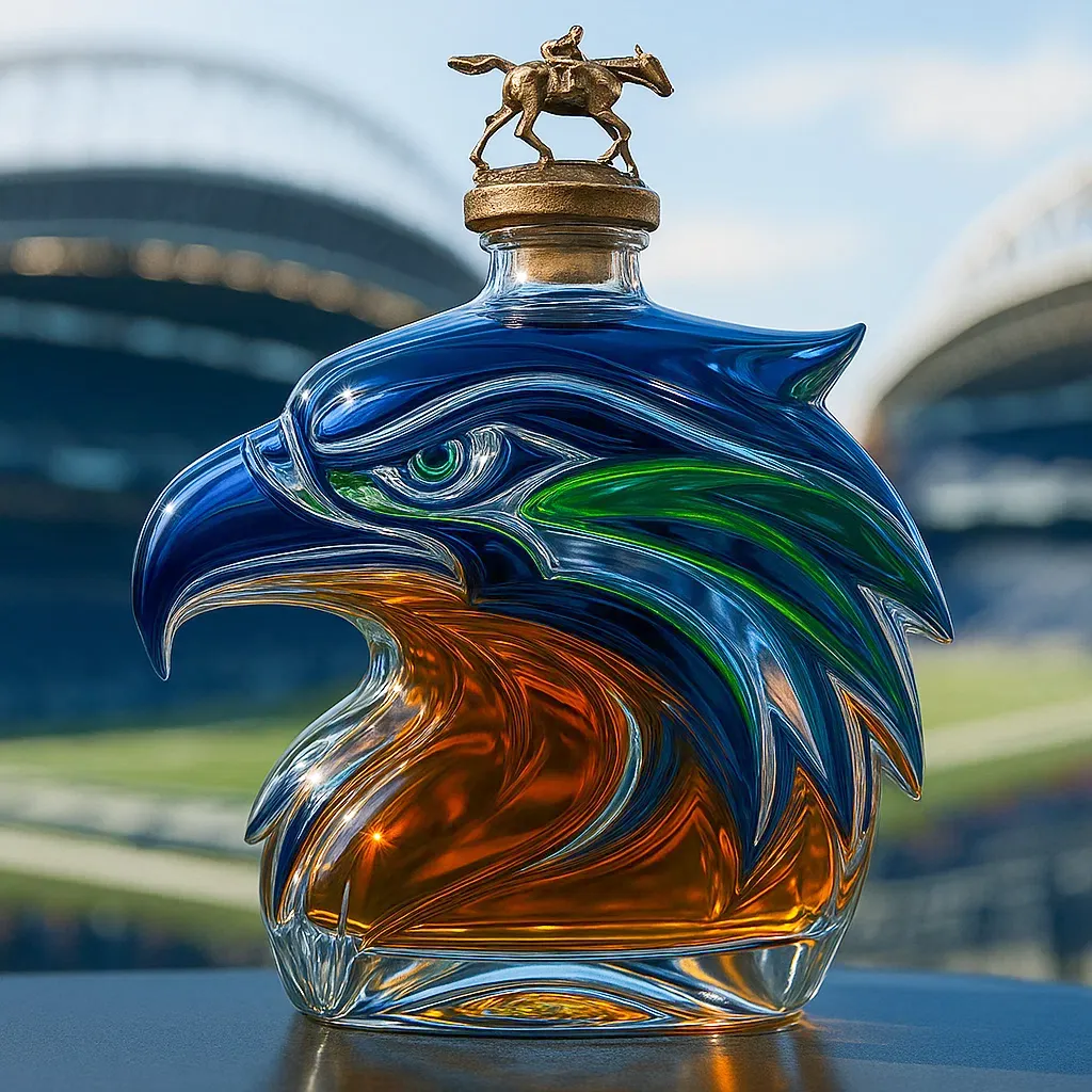 Seattle Seahawks Limited Edition Eagle Whisky Bottle
