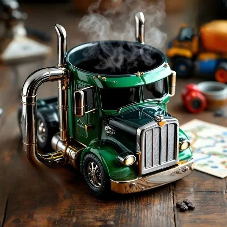 Food grade material-Handcrafted Truck Coffee Mug