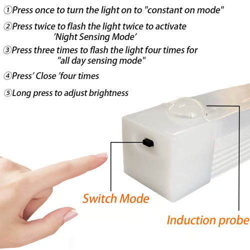 Punch-free Smart Sensor Magnetic Rechargeable LED Lights