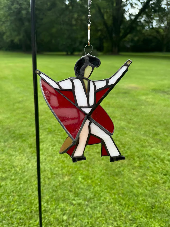 The Memphis Melody - Handmade Stained Glass Spinner