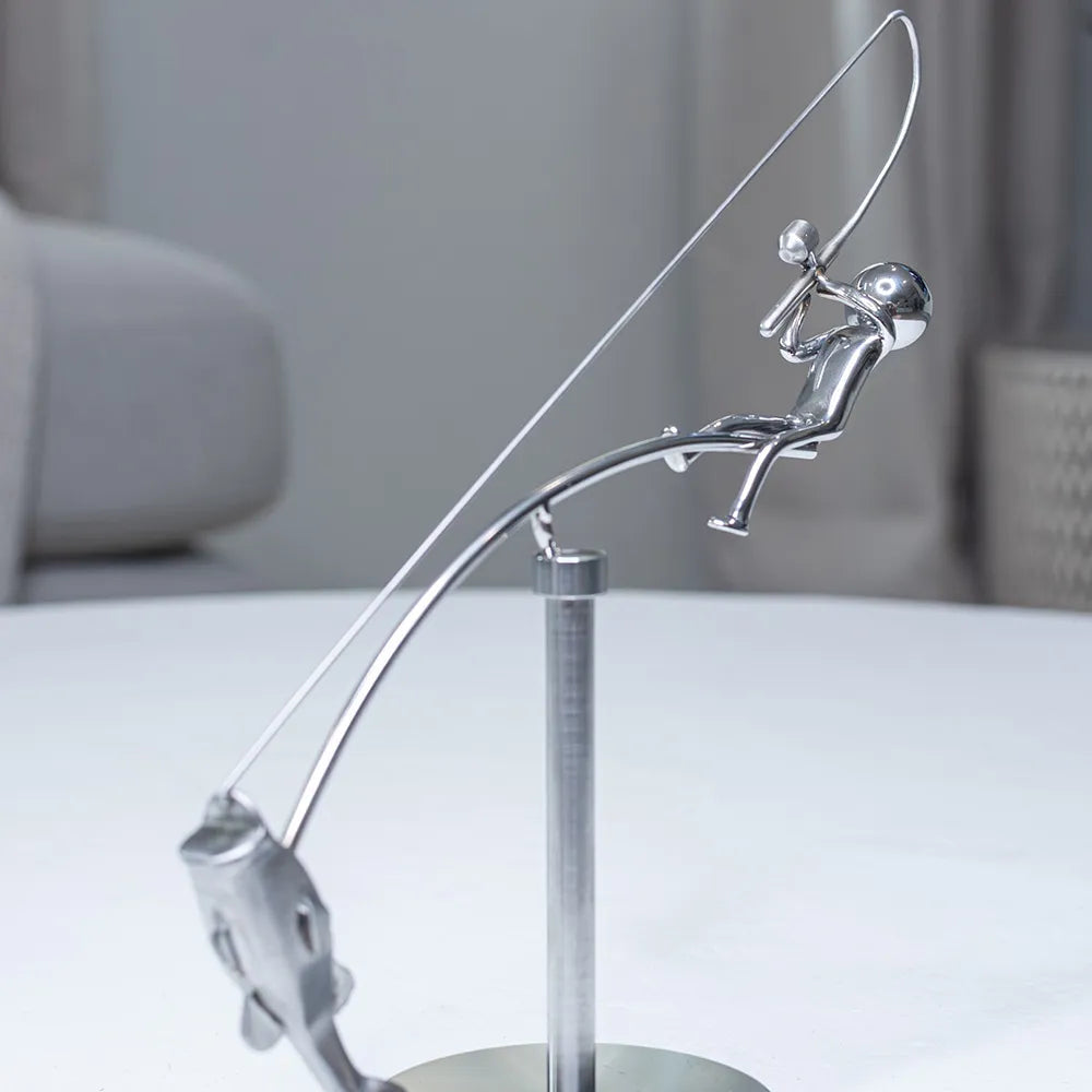 The Fisherman Balancing Sculpture